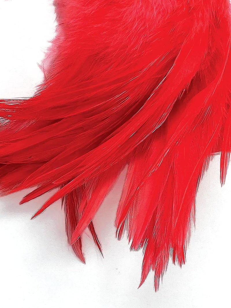 Creative Angler Saddle Hackle Fly Tying Materials - Natural Feathers for Wet Flies, Rooster Feathers, Hair Feathers for Crafts, Fly Tying Kit - Small Feathers Combo Pack of Steelhead Colored Feathers - Image 2